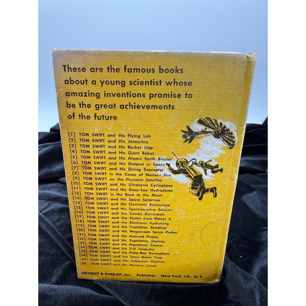Grosset‎ & Dunlap Tom Swift and the Cosmic Astronauts Kids Blue Good Vintage - Picture 3 of 6